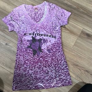 Womens V neck Camaro shirt
